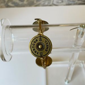 Bourbon and bowties shotgun shell bracelet